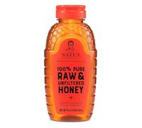 Nature Nate's 100% Pure, Raw and Unfiltered Honey, 16 Ounce