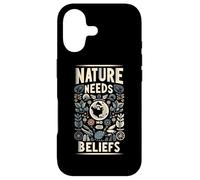Nature Needs No Beliefs Environmental Reality Check - Case for iPhone 17