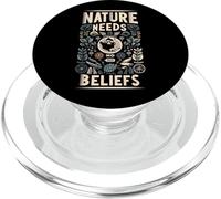 Nature Needs No Beliefs Environmental Reality Check - PopSockets PopGrip for MagSafe