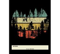 Nature Notebook: Wildlife, Trees and Retro Forest - Outdoors Scenic Adventure Theme