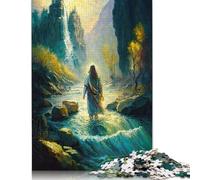 Nature of Jesus Puzzles 500 Pieces Wooden Puzzles for Adults & Teenager Stress Relief Toys 500pcs (52x38cm)