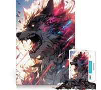 Nature of Wolf 1000 Pieces Jigsaw Puzzles for Adults Clear Logic Toy Relaxing Fun Perfect Cut Elegant Gift (50x75cm)
