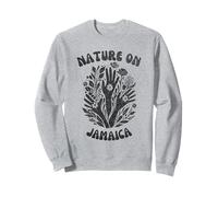 Nature On Jamaica Floral Art Sweatshirt