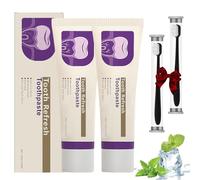 Nature Oral Care Toothpaste, Nature Tooth Refresh Toothpaste, Tooth Refresh Toothpast, Fresh Breath, Helps Remove Coffee,Tea & Wine Stain (2 Pcs)