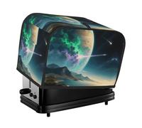 Nature Outer Space Galaxy Starry Night Toaster Cover 2 Slice, Waterproof Bread Machine Covers with Pockets Universal Size Kitchen Small Appliance Cover with Handle, Dust and Fingerprint Protection