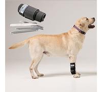 Nature Pet Premium Dog Wrist Bandage/Carpal Joint Protection Bandage/Support Bandage for Dogs (XL, Grey)