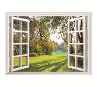 Nature Poster in HD Large Photo Wall Decal - Self-Adhesive Window View Wallpaper Mural Sticker for Wall Decoration - High Definition Photo Poster