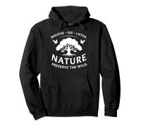 Nature Preserve The Wild Breathe See Listen Outdoors Pullover Hoodie
