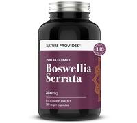 Nature Provides Boswellia Serrata Capsules 2000mg 5:1 Extract - 180 Vegan Caps - 6 Months Supply - 65% Boswellic Acid - Joint Support Supplement - Indian Frankincense