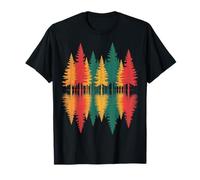 Nature Reflection Forest Trees Outdoor Wildlife T-Shirt