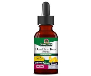 Nature’s Answer Dandelion Root Extract, 1350mg, Low Alcohol Tincture, 60ml
