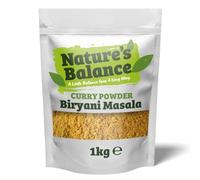 Nature’s Balance Biryani Masala Powder 1kg - Authentic Indian Curry Spice Blend for Chicken, Lamb, Rice, Vegetables & Marinades - Natural Vegan Seasoning with No Artificial Additives