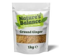 Nature’s Balance Ground Ginger Powder 1kg Nigerian Ginger Root Bold & Aromatic | Perfect for Baking, Curries, Soups, and Beverages - Fresh in Resealable Bag