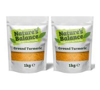 Nature’s Balance Ground Turmeric Powder 2kg (2 x 1kg) Curcuma longa Rich in Curcumin, Natural Source | Haldi | Haldar | Haladi | No Additives or Preservatives