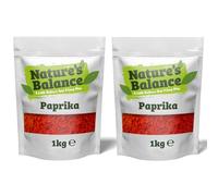 Nature’s Balance Paprika Powder 2kg (2 x 1kg) Ground Red Pepper Seasoning | Rich Earthy Spice | Perfect for Meats, Seafood, Sauces, and Garnishes | Fresh in Resealable Bag