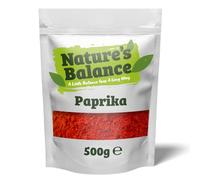 Nature’s Balance Paprika Powder 500g Ground Red Pepper Seasoning | Rich Earthy Spice | Perfect for Meats, Seafood, Sauces, and Garnishes | Fresh in Resealable Bag