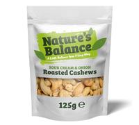 Nature’s Balance Roasted Cashew Nuts 125g Sour Cream & Onion Flavour Nut