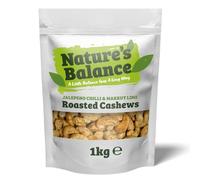 Nature’s Balance Roasted Cashew Nuts 1kg Jalepeno Chilli & Makrut Lime Flavour | Gourmet Whole Cashews with a Zesty Bold Spicy Flavour | Crunchy & Fresh in Resealable Bag