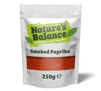 Nature’s Balance Smoked Paprika Powder 250g Wood-Smoked Red Pepper Spice | Rich, Smoky Flavour | Perfect for Paella, BBQ, Goulash, and Meat Rubs - Fresh in Resealable Bag