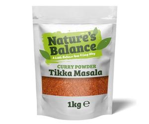 Nature’s Balance Tikka Masala Curry Powder 1kg - Authentic Indian Spice Blend for Chicken, Meat & Vegetables | Seasoning for Curries, Marinades & BBQ | Vegan Friendly