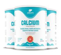 Nature’s Finest by Nutrisslim Calcium Citrate Powder - 450 g, 90 Servings - High Strength Calcium Supplement for Bones, Teeth & Muscles - Vegan Supplement with Orange Flavour