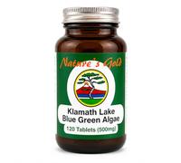 Nature’s Gold Klamath Lake Blue Green Algae 120 Tablets 500mg | 100% Pure AFA | Wild-Harvested | Vegan | No Fillers