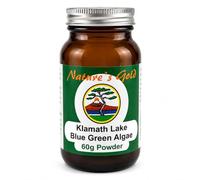Nature’s Gold Klamath Lake Blue Green Algae Powder 60g | Pure AFA Algae Food Supplement | Vegan | No Fillers | from Upper Klamath Lake, Oregon