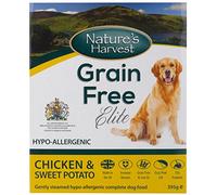 Nature’s Harvest |Natural Complete Adult Wet Dog Food - Grain Free Chicken and Sweet Potato Adult Dog Food for Fussy Eaters and Sensitive Stomachs |10-Pack |Wet Dog Food for Adult and Senior Dogs