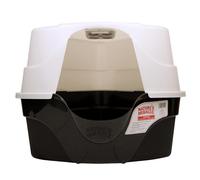 Nature’s Miracle Hooded Corner Litter Box for Cats, 1 Count, Space-Saving Design with Charcoal Filter, Extra-Large Size for Multi-Cat Households