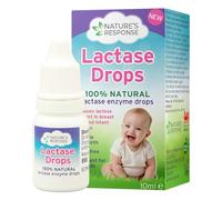 Nature’s Response Lactase Drops 10ml - 100% Natural Lactase Enzyme for Babies - Sugar-Free, No Additives or Preservatives - Supports Digestion & Eases Lactose Intolerance - Suitable from Birth