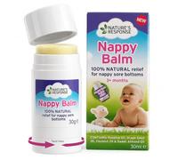 Nature’s Response Nappy Balm 30g - 100% Natural Antifungal Care for Sore Baby Bottoms - Propolis Formula to Combat Candida - Mess-Free, Travel-Friendly Twist Stick - Gentle & Soothing