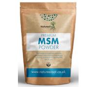 Nature’s Root MSM Powder 125g - Premium Plant-Based Sulphur - Pure Methylsulfonylmethane - No Additives - for Hair Skin Nails & Joints