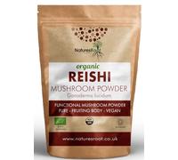 Nature’s Root Organic Reishi Mushroom Powder 125g | 100% Fruiting Body | Finely Ground Whole Mushroom | Vegan • No Additives • Certified Organic