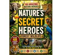 Nature’s Secret Heroes- Forest Wildlife: An Illustrated Forest Animal Book for Kids Ages 6-10: Discover Amazing Animals, Fun Facts, Wildlife Adventures, and the Wonders of Forests Around the World