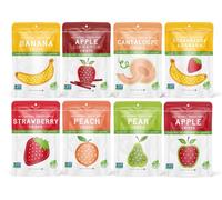 Nature’s Turn Freeze-Dried Fruit Snacks, Sampler Variety, Pack of 8 (15g Each)
