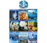 Nature & Science Blu-ray 3D + Blu-ray Collection: Gravity / Our Universe / IMAX: Born to be Wild / IMAX To the Arctic / Walking with Dinosaurs / Amazing Africa / Ocean Predators / Dolphins and Whales / Sharks / Amazing Ocean [Spanish Artwork]
