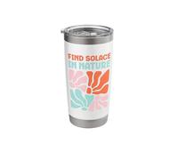Nature Solace Hope Remembrance Grief Loss Divorce Wellness Stainless Steel Insulated Tumbler