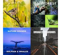 Nature Sounds X4 CD Bundle Sounds Of Birds Rainforest Dolphins City Sounds