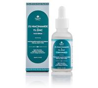 Nature Spell 5% Niacinamide & 1% Zinc Face Serum, Vegan Skincare, 30ml | Smoothing Formula, Anti-Blemish & Minimises Pores, Helps Balance Oil & Improve Uneven Skin Tone, for All Skin Types