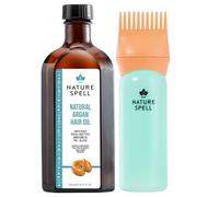 Nature Spell Argan Oil with Comb Applicator, Pre-Diluted, Vegan, 150 ml