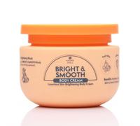 Nature Spell Bright & Smooth Body Cream, Brightening and Hydrating for All Skin Types, with Vitamin C, Fruit AHA, Allantoin, Vegan, 250ml