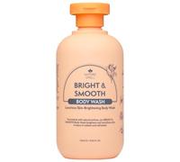 Nature Spell Bright & Smooth Body Wash, Brightening and Resurfacing for All Skin Types, with Vitamin C, AHA Fruit, Allantoin, Vegan, 320ml