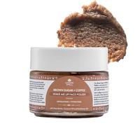 Nature Spell Brown Sugar Face Scrub & Coffee, Fine Exfoliating Scrub with Hydrating Shea Butter & Coconut Oil, Helps Remove Dead Skin & Refine Skin Texture, For All Skin Types, Vegan Skincare, 100 ml