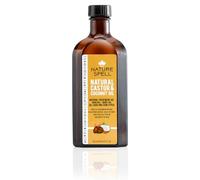 Nature Spell Castor & Coconut Oil 150 ml - Pure and Natural Castor Oil with Coconut Oil for Hair Growth, Eyelashes, Eyebrow, and Skincare Oil - Made in the UK