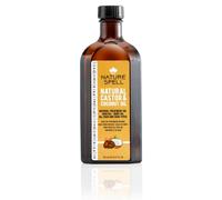Nature Spell Castor & Coconut Oil Blend for Hair, Pre-Diluted Oil to Support Growth & Improve Strand Manageability, Adds Shine from Root to Tip, Vegan, For All Hair Types, 150ml