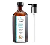 Nature Spell Coconut Oil for Hair with Pump Dispenser, Vegan, 150ml