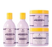 Nature Spell Curl Enhancing Set for Curly Hair, Salt Free, Vegan, Pack of 4 | Shampoo & Conditioner Set, Hair Mask & Leave-In Cream, Sulfate & Paraben Free, for All Curl Types, Colour Safe