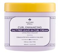 Nature Spell Curl Leave-In Cream, Salt Free Formula for Definition, 400 ml | Repair & Heat Protection, Smoothing & Styling, Sulfate & Paraben Free, Suitable for All Curl Types, Colour Safe, Vegan