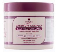 Nature Spell Dandruff Complex Hair Mask, Helps Reduce Signs of Dandruff and Restores Shine, with Tea Tree, Coconut Oil & Zinc, Salt-Free, For All Hair Types, Vegan, 400ml