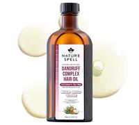 Nature Spell Dandruff Complex Hair Oil, Pre-Diluted Scalp Oil, Vegan, 150ml | Helps Reduce Flaking & Soothes Scalp, with Coconut & Tea Tree, Balances & Nourishes, for All Hair Types